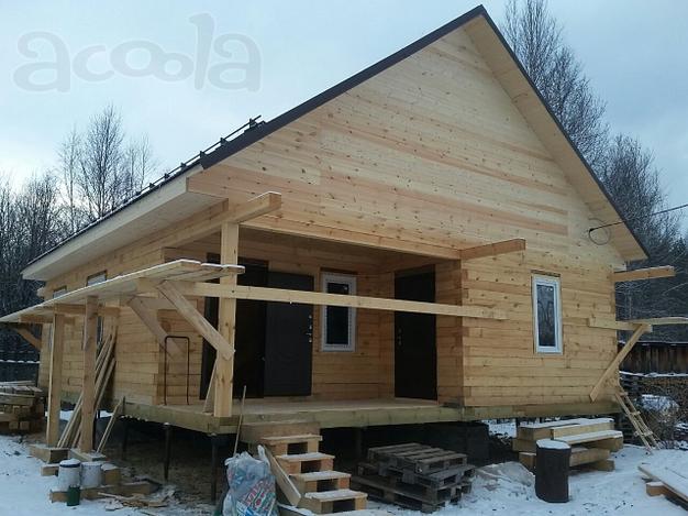 Дом из бруса 150х150 естественной влажности 140 кв.м.