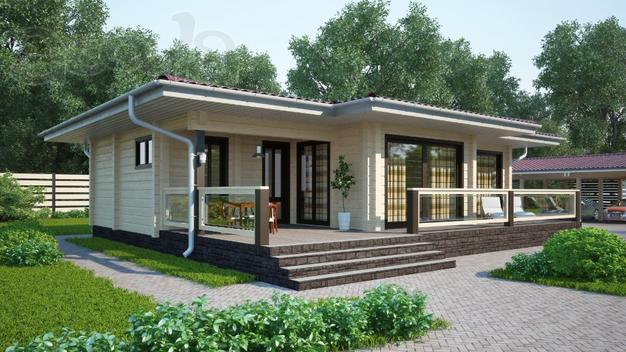 Дома из клееного бруса под ключ от производителя